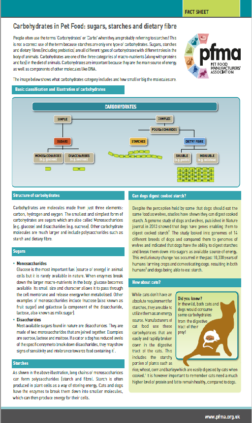 what carbohydrates can dogs eat